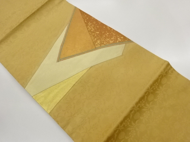 JAPANESE NAGOYA OBI / WOVEN GEOMETRIC